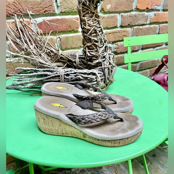 Volatile Platform Wedge Sandals - Picture 3 of 11